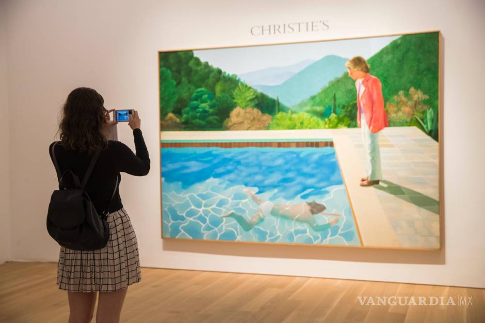$!Pintura de David Hockney imponer un romper récord en una subasta