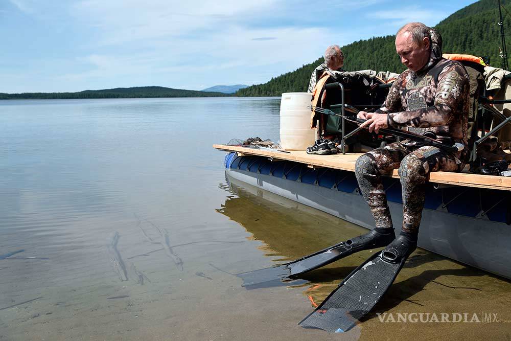 $!Putin se toma unas vacaciones de aventura en Siberia