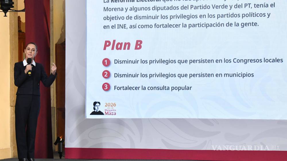 Polariza redes presentación del plan B electoral de Claudia Sheinbaum