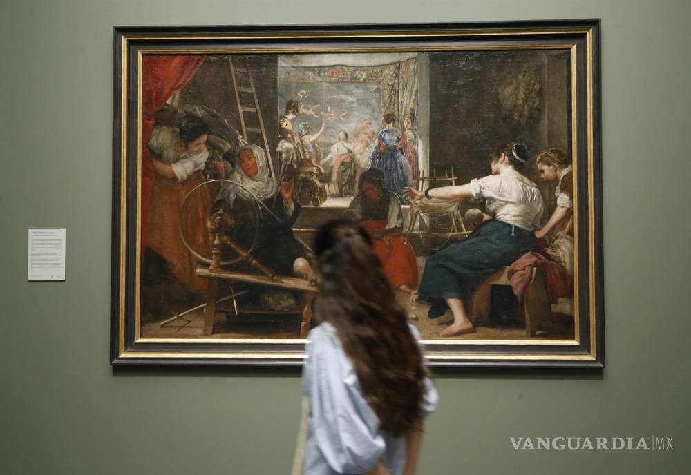 $!"Las Hilanderas", podrá verse por primera vez en el Prado tal como lo pintó Velázquez