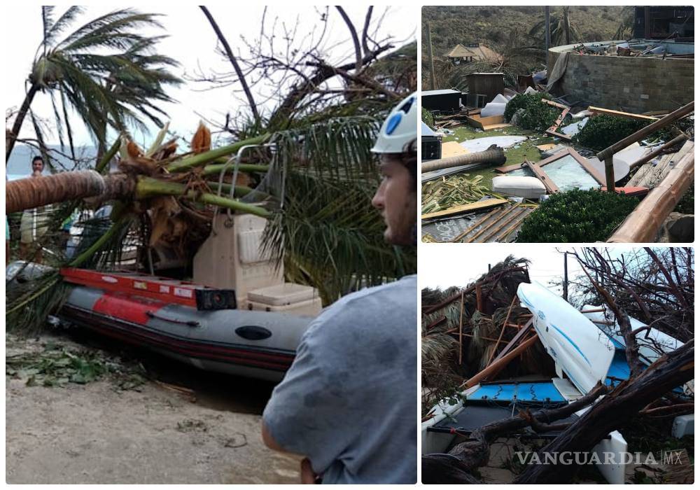$!"Irma"&nbsp;destroza la isla privada de empresario Richard Branson