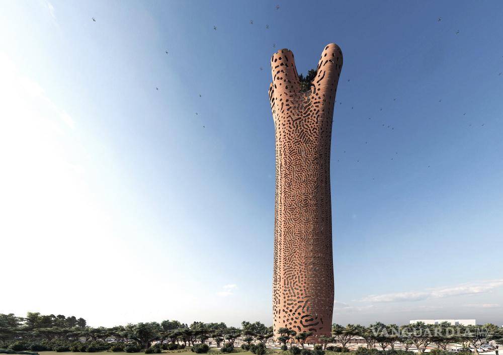 $!'Torre de la Vida', en primer plano.