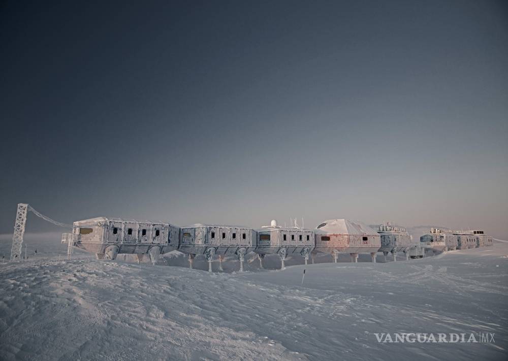 $!Halley VI, una estación científica británica que recopila mediciones del clima, el ozono y la temperatura en el espacio