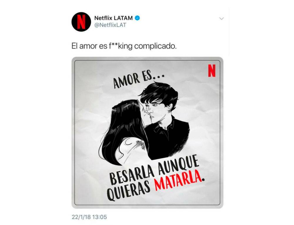 $!Netflix elimina anuncio que incita a violencia de género para promocionar serie