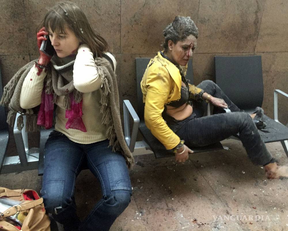 $!Así se vivió el terror en Bruselas (fotos y videos)