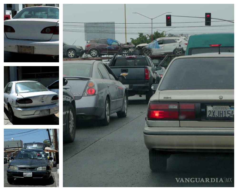 $!Se estima que por cada carro introducido ilegalmente por alguna aduana mexicana se pagaron sobornos (promedio) de 300 dólares, lo que multiplicado por 18 millones de autos chocolate arroja una cantidad de 5 mil 400 millones de dólares, en 29 años. Foto: Lisbeth Chávez.