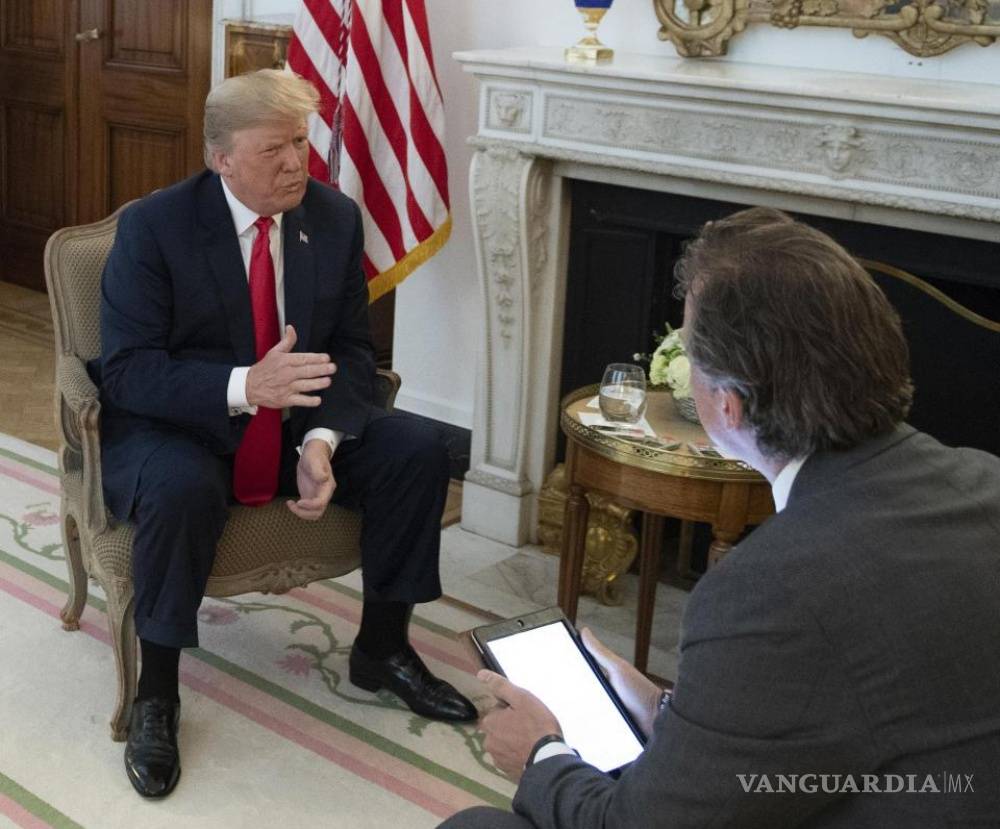 $!En entrevista con el diario The Sun Trump acusa a Theresa May de “destrozar” el Brexit