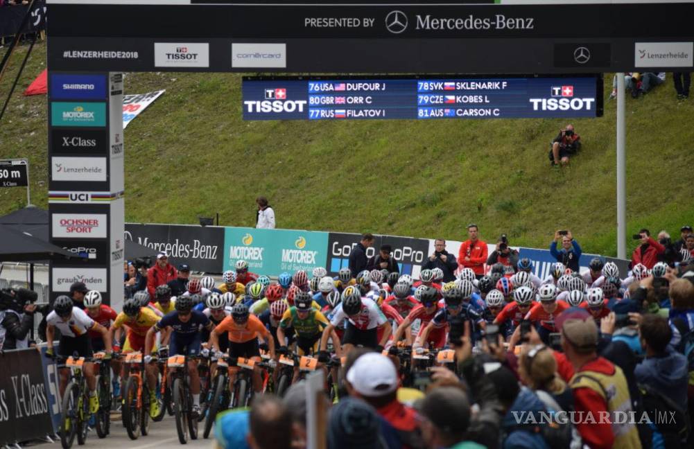 $!Atleta mexicano alcanza histórico lugar en el Mundial de Ciclismo en Suiza