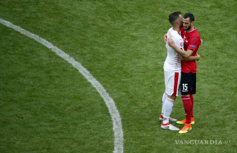 $!Suiza vence a Albania el segundo partido de la Eurocopa