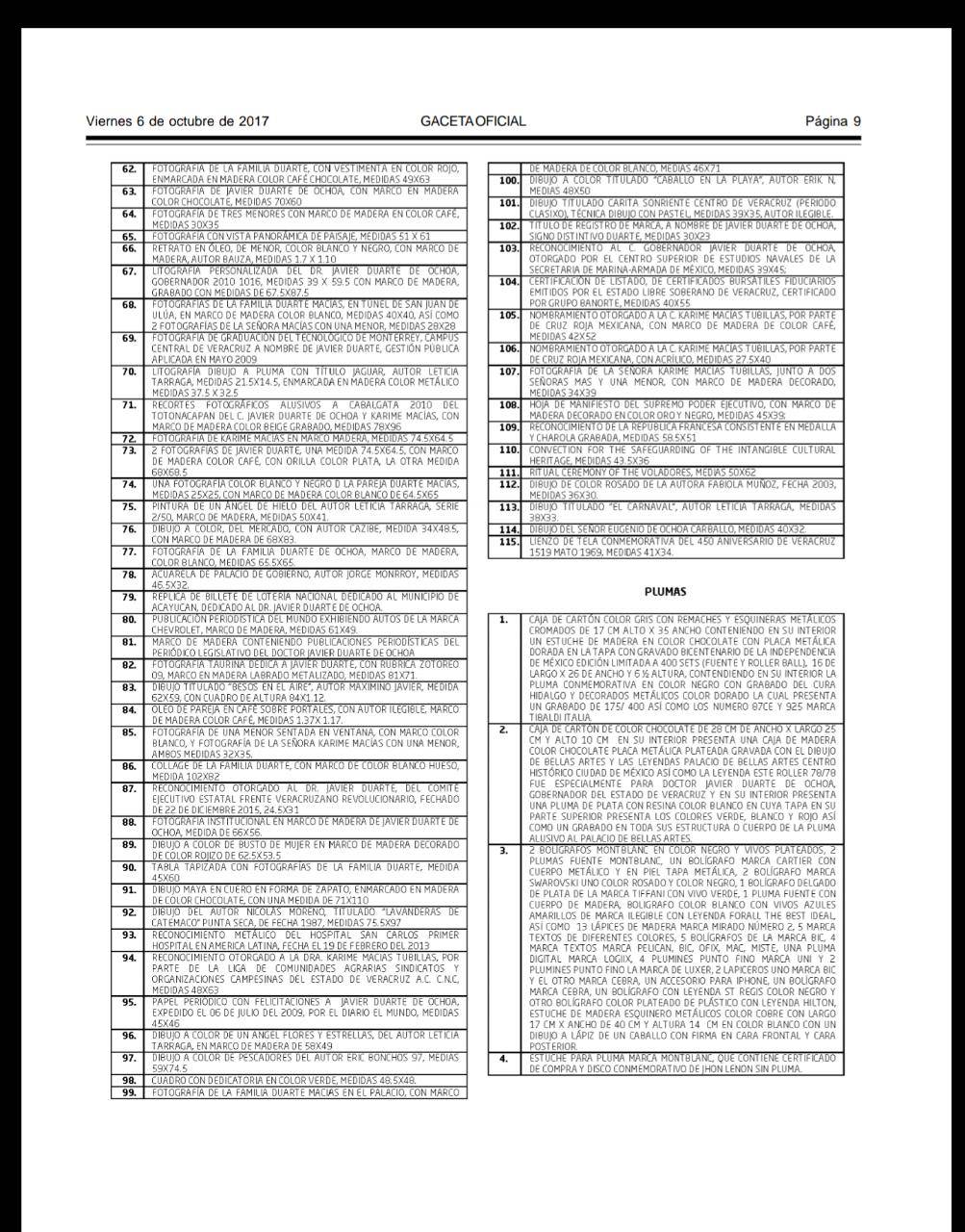 $!Karime Macías podría pagar la multa de Javier Duarte con lo que cuestan cuatro de sus plumas Montblanc