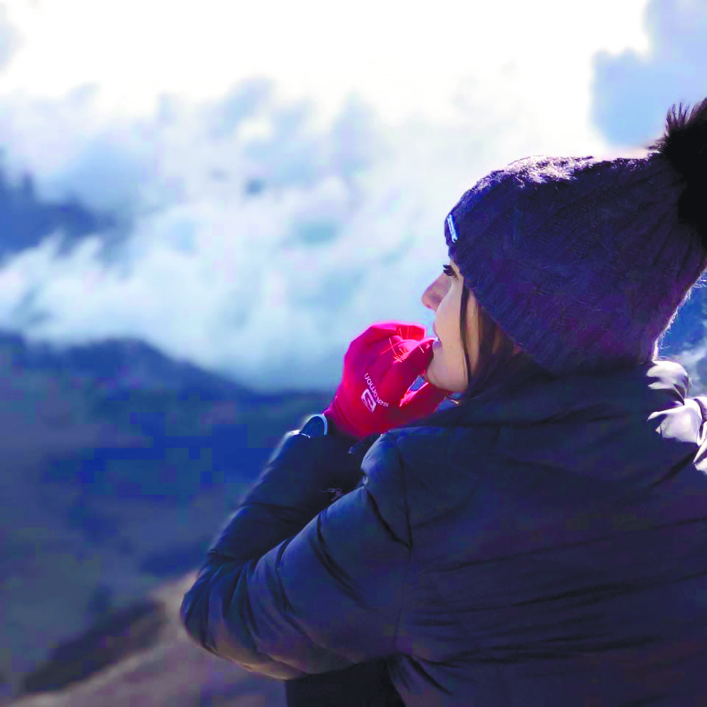 $!Perla López, a la conquista de volcanes ecuatorianos