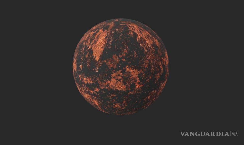 $!55 Cancri e tiene una una masa 8.08 más que la Tierras, y tarda 0.7 días en completar una órbita de su estrella.