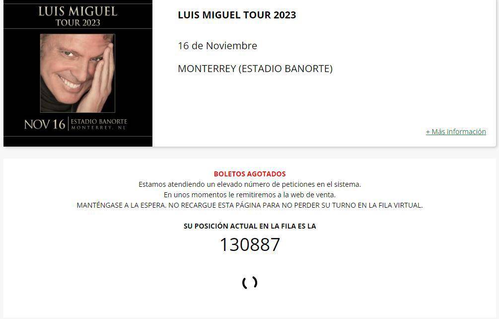 $!3 fechas en total tendrá Luis Miguel en Monterrey.