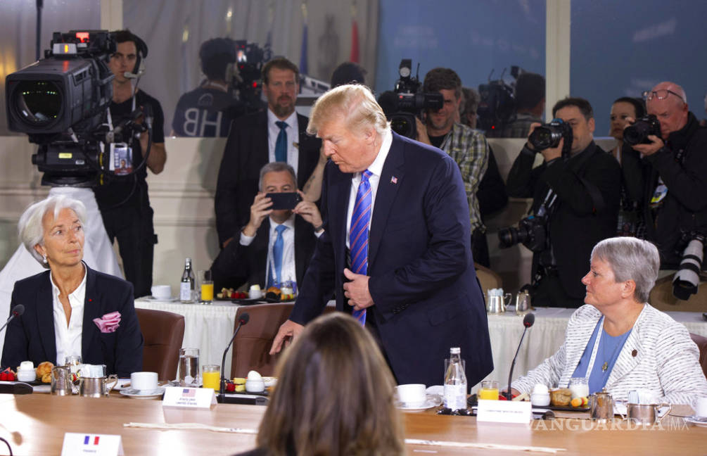 $!Trump deja cumbre del G7 y justifica guerra comercial
