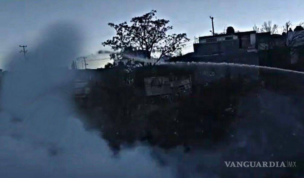 Saltillo: quema de basura se sale de control y provoca movilización de Bomberos