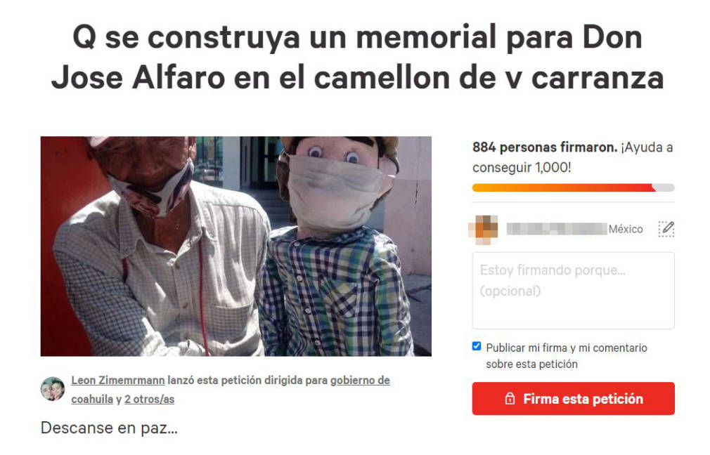 $!Piden en Change.org memorial para Don José Alfaro, icónico titiritero de Saltillo