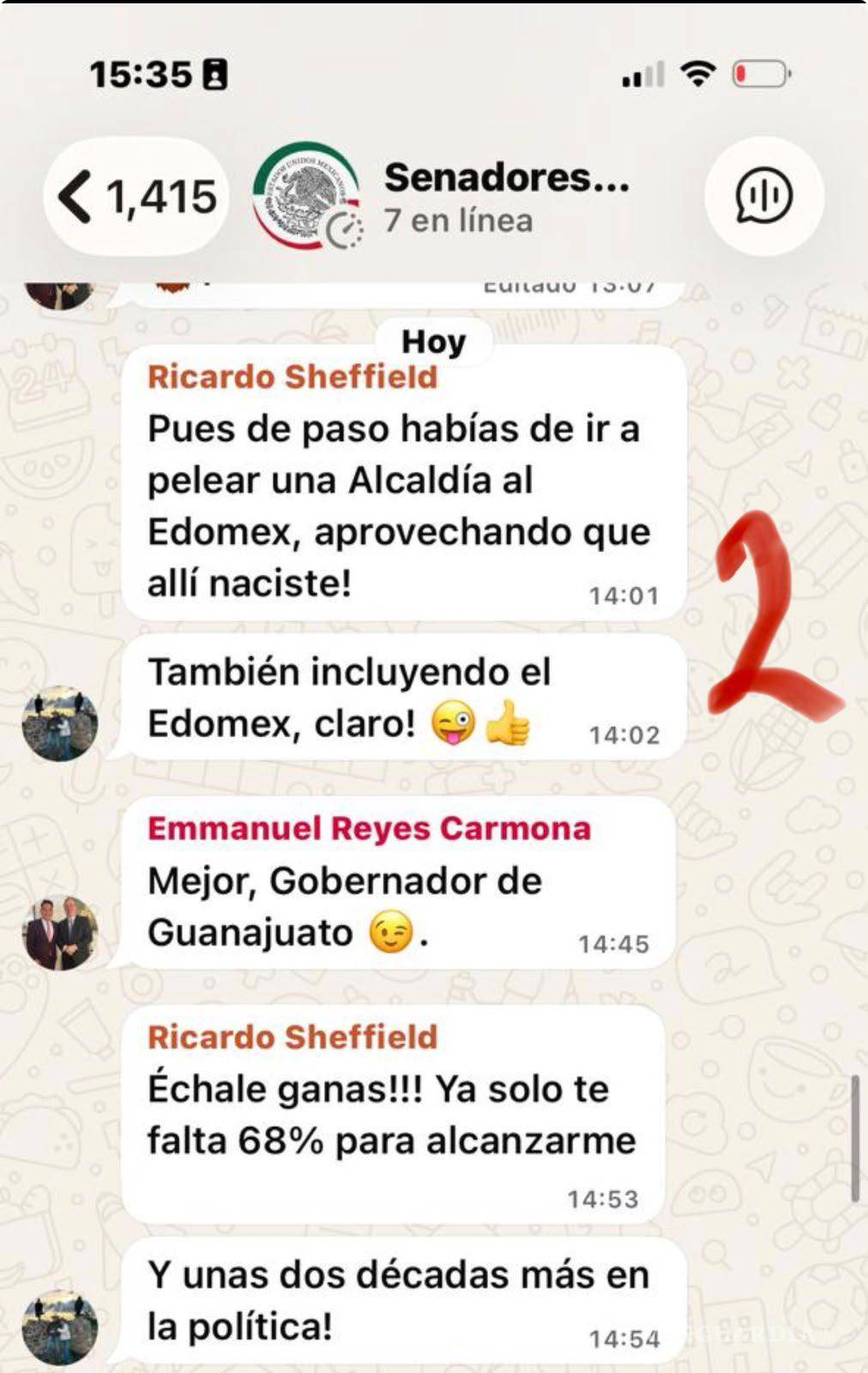 $!Filtran mensajes de Sheffield y Reyes Carmona disputándose candidatura de Morena en León