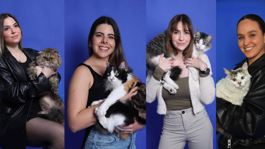 Valeria Boreque Hinojosa, Mariana De Nigris, Camila Aguirre y Claudia Flores.
