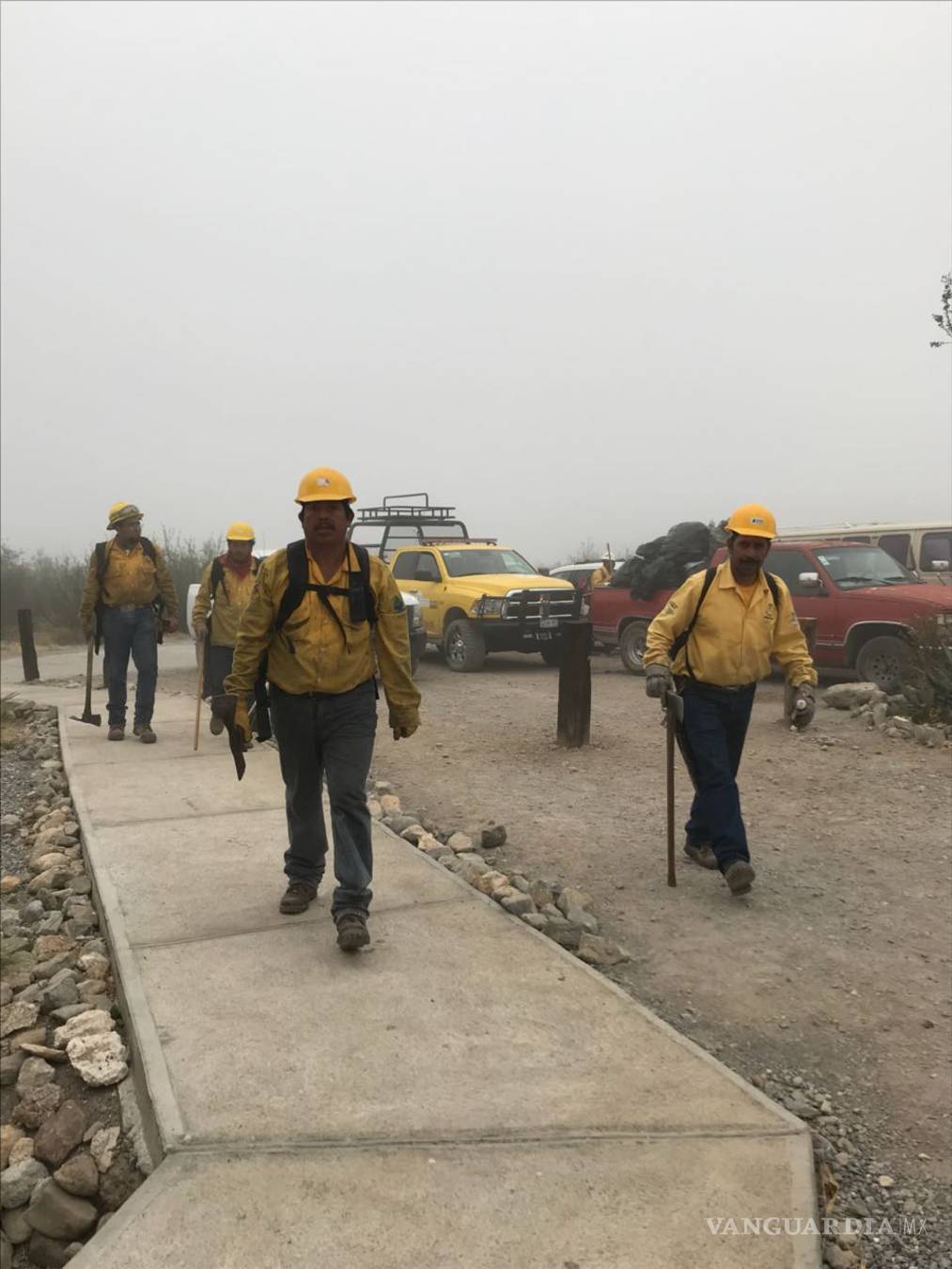 $!Controlan en un 70% incendio en Sierra de Zapalinamé, pese a inclemencias del tiempo