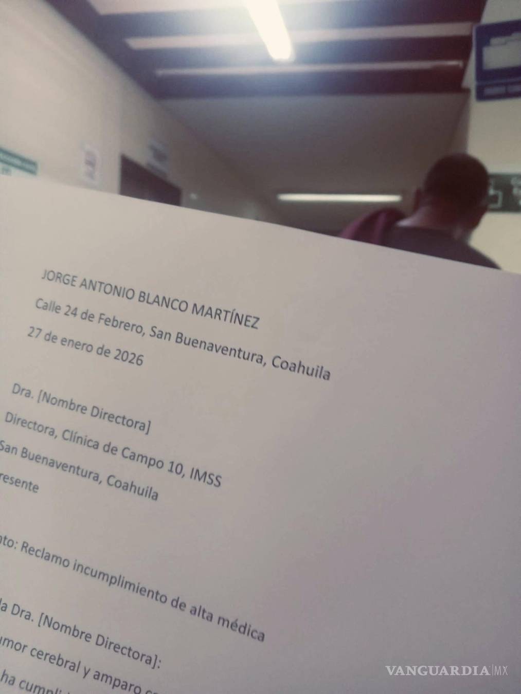 $!El joven dice que ya interpuso una queja ante la Comisión Nacional de los Derechos Humanos (CNDH).