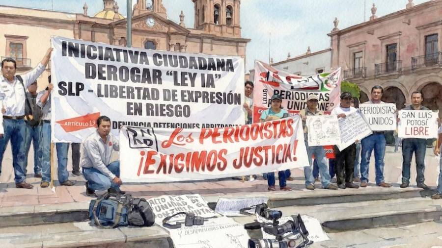 La prensa potosina se ha manifestado por las iniciativas impulsadas que han afectado el pleno ejercicio de la libertad de expresión.