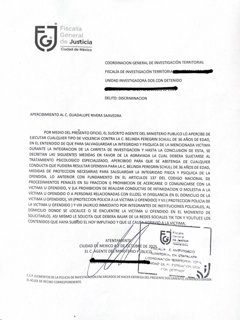 $!Belinda obtiene medidas de protección contra Lupillo Rivera tras querella por violencia digital y mediática