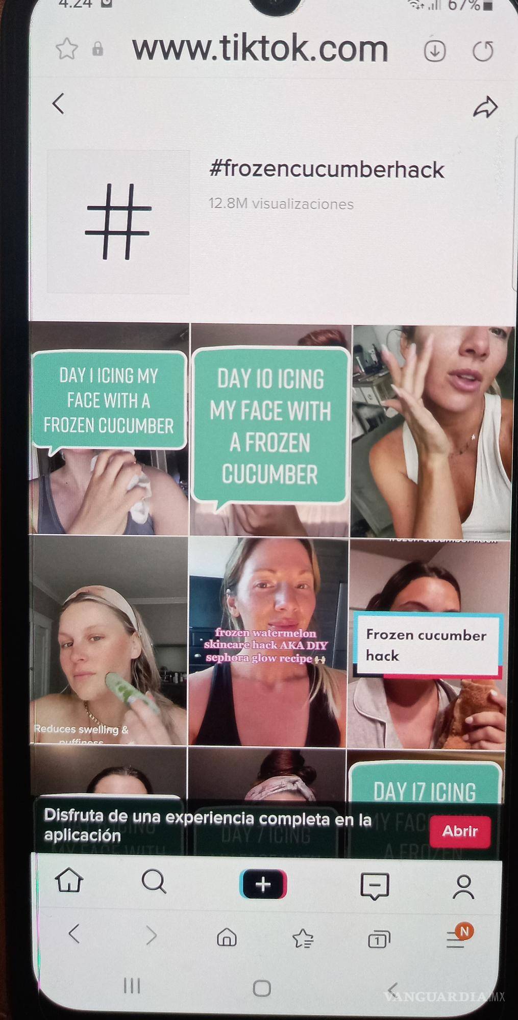 $!Tik Tok es una de las redes sociales más activas en dar consejos de belleza. EFE/Nora Cifuentes