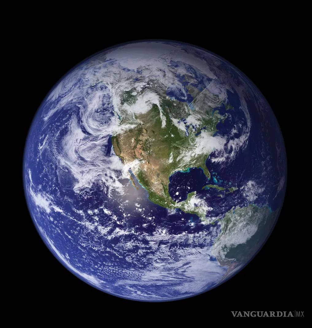 $!Vista del Planeta Tierra.