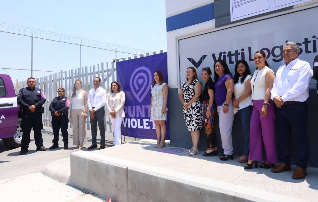 $!Vitti Logistics, ubicada en el Parque Industrial Server de Arteaga, se convirtió en la segunda empresa en Coahuila en instalar un Punto Violeta, espacio seguro para atender casos de violencia de género de forma inmediata.