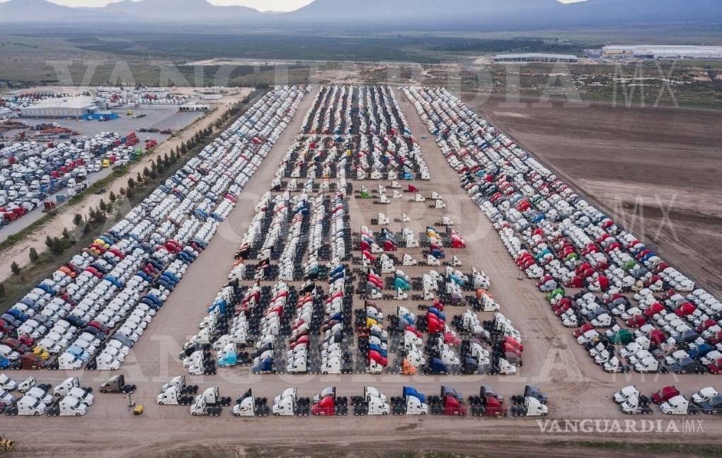Coahuila: Así lucen miles de autos parados por falta de chips en Saltillo y Ramos Arizpe