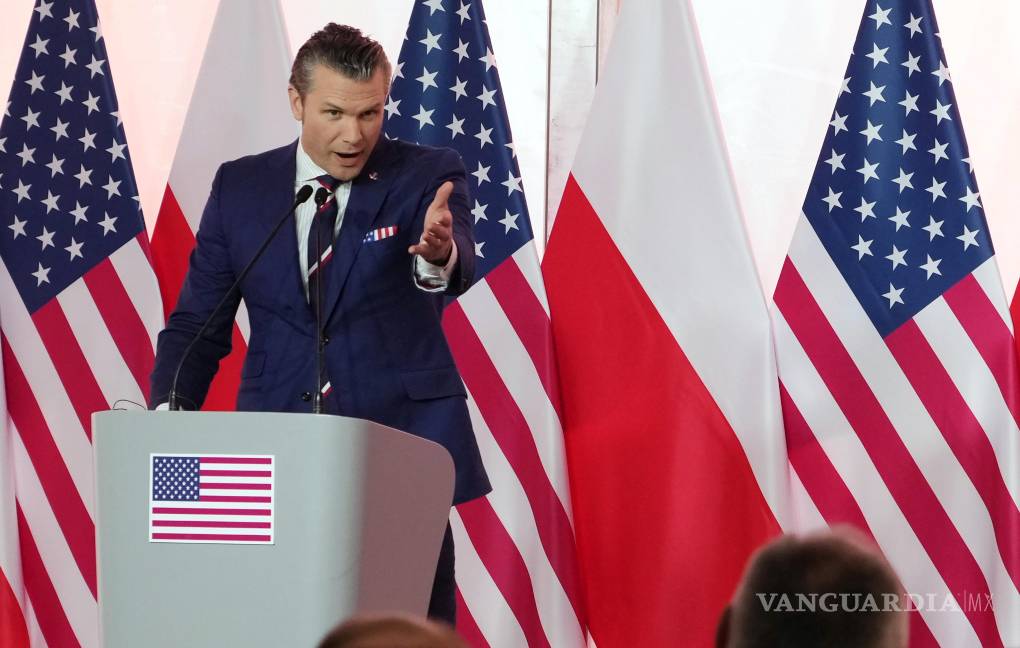 $!El secretario de Defensa Pete Hegseth cuestionó tanto los compromisos de seguridad de Europa como sus principios democráticos fundamentales.