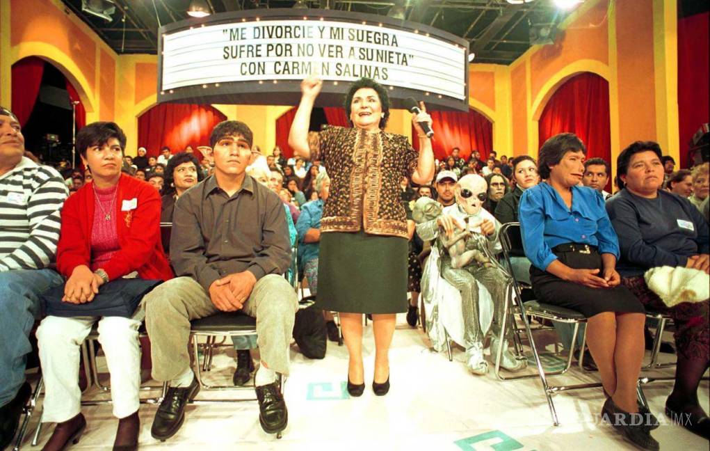 $!Carmen salinas en el programa “Hasta las mejores familias”. Cuartoscuro/Germán Romero