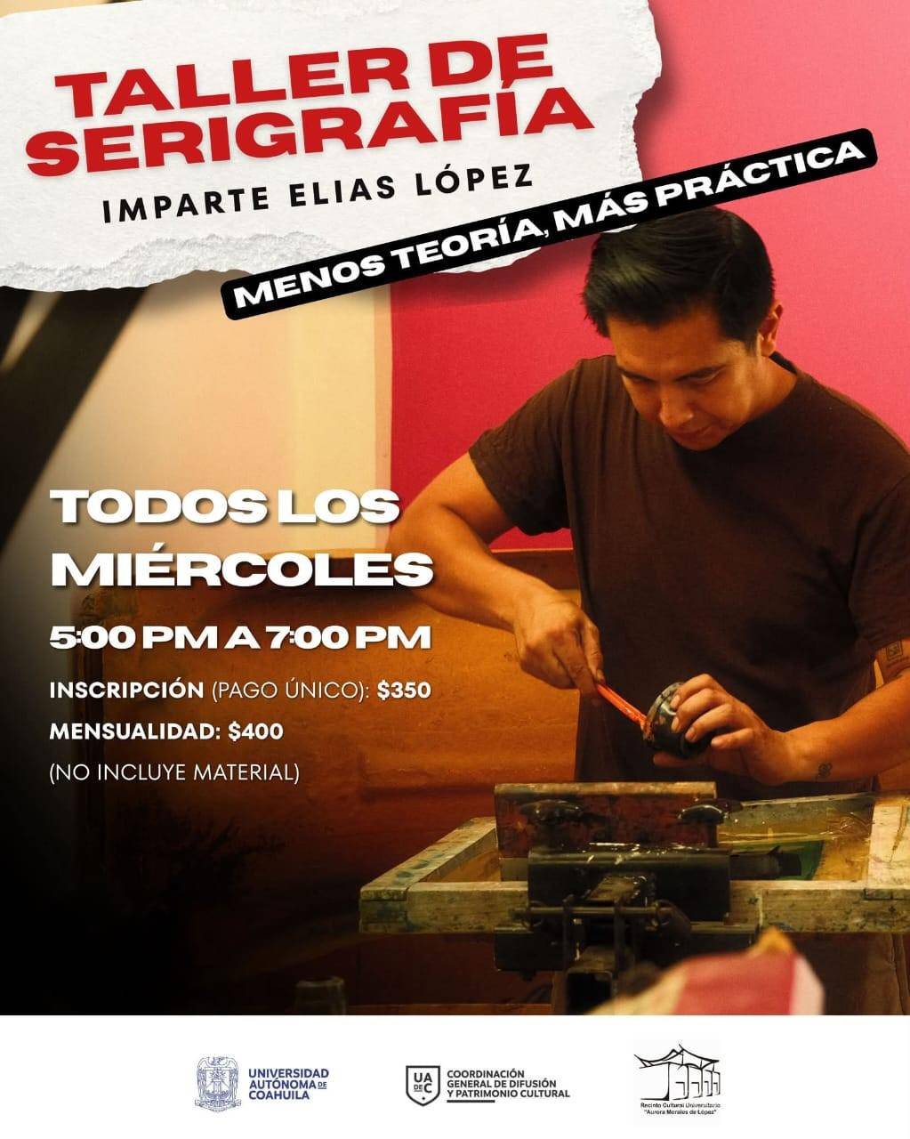 $!UAdeC abre inscripciones para talleres culturales en Saltillo