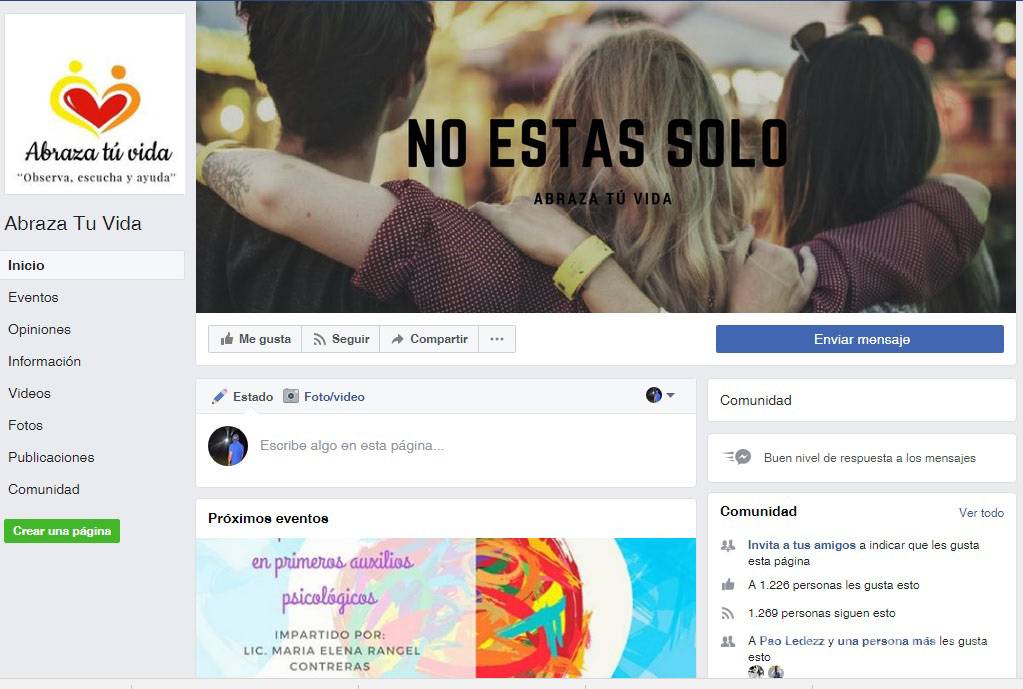 $!Contra el suicidio ¡abraza tu vida!