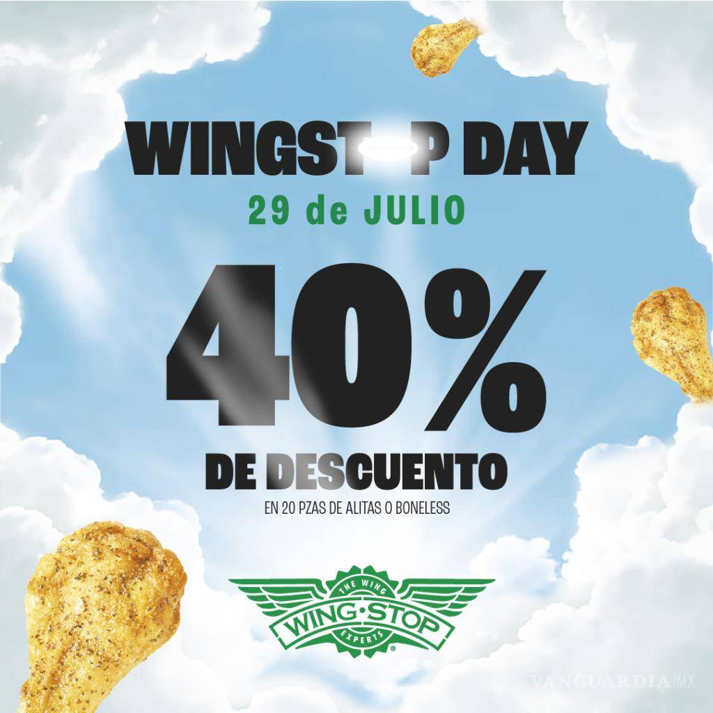 $!¿Fan de alitas y boneless? Wingstop lanza promoción especial con hasta 40% de descuento