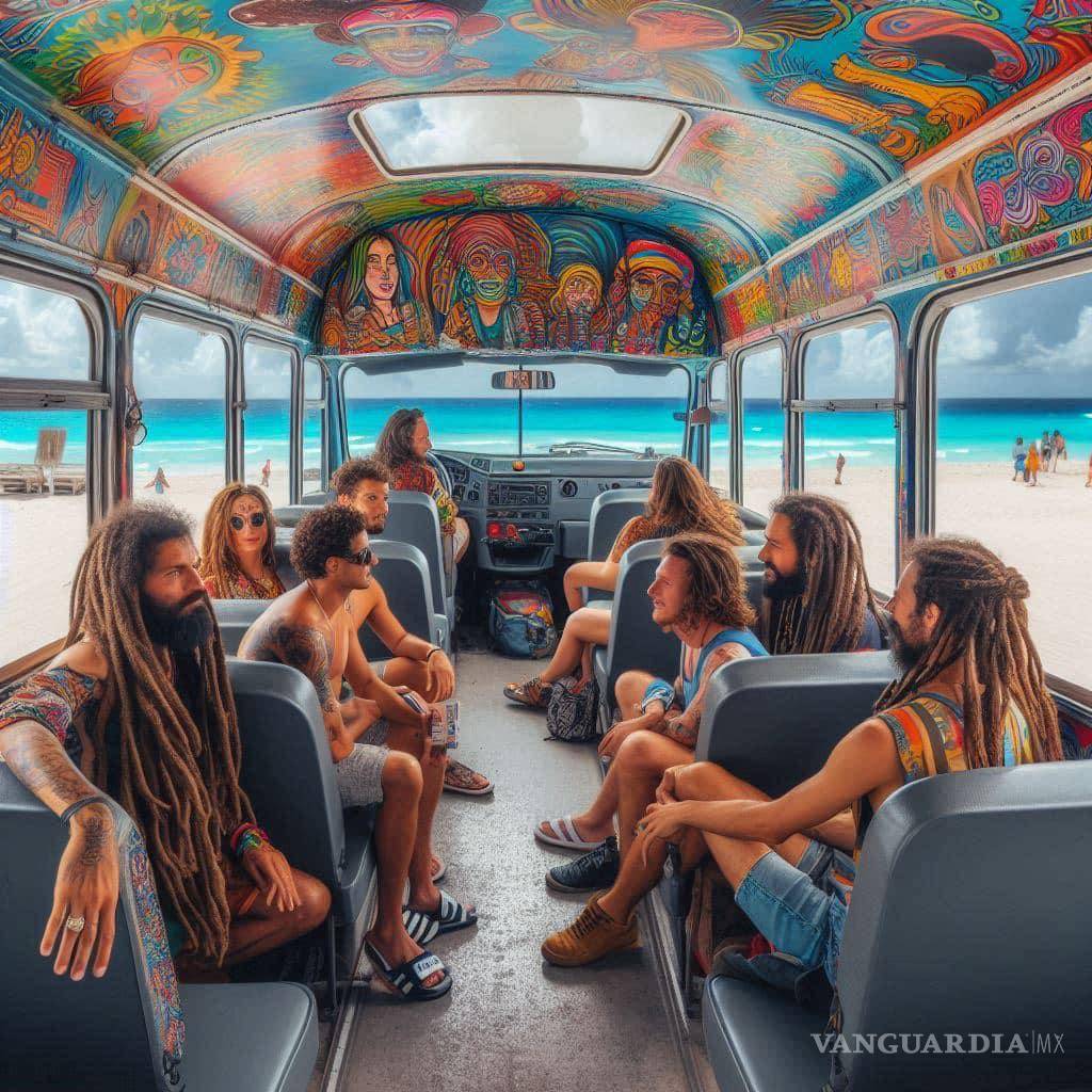 $!En Tulum, el transporte público está lleno de hippies gringos.