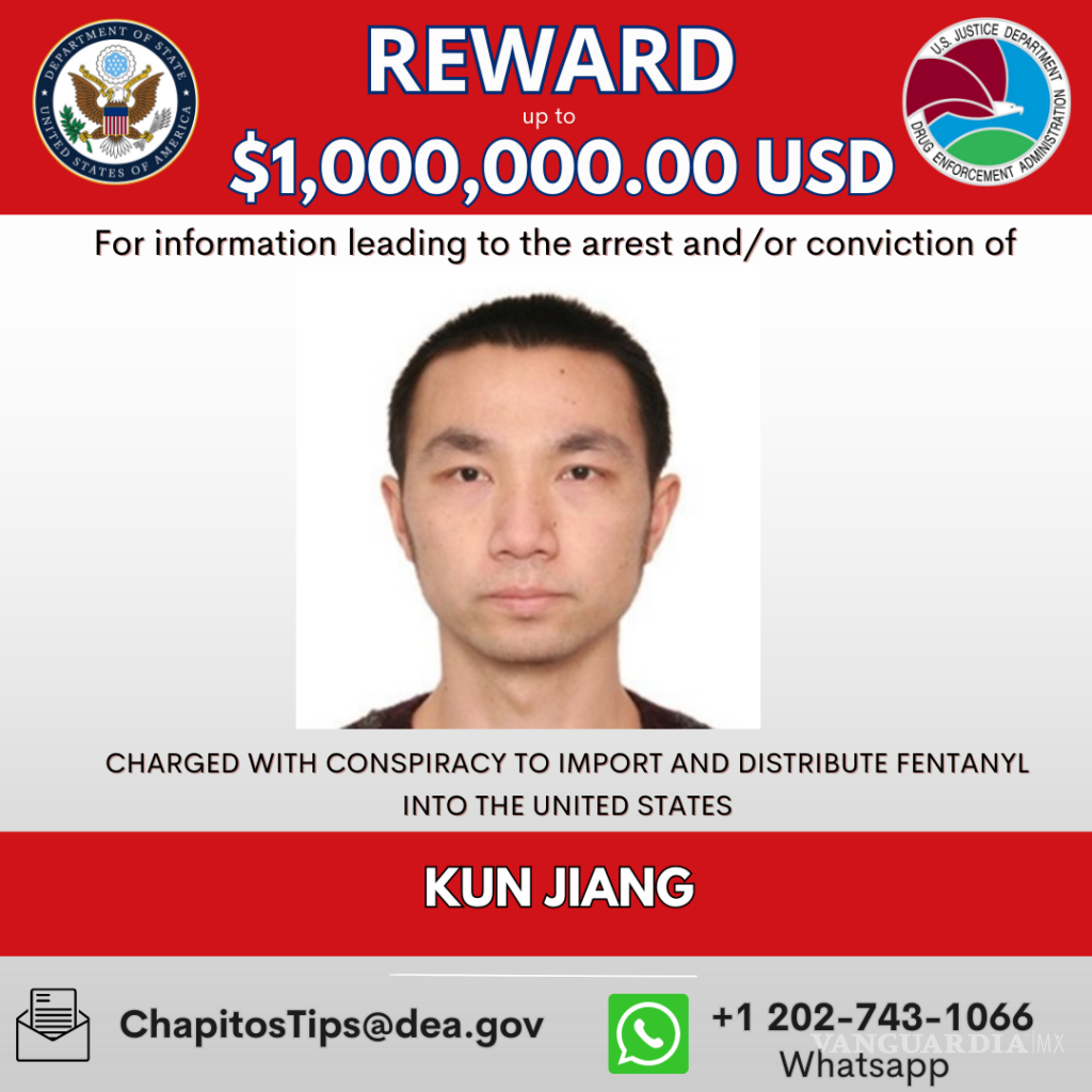 $!Ficha de recompensa de Kun Jiang.