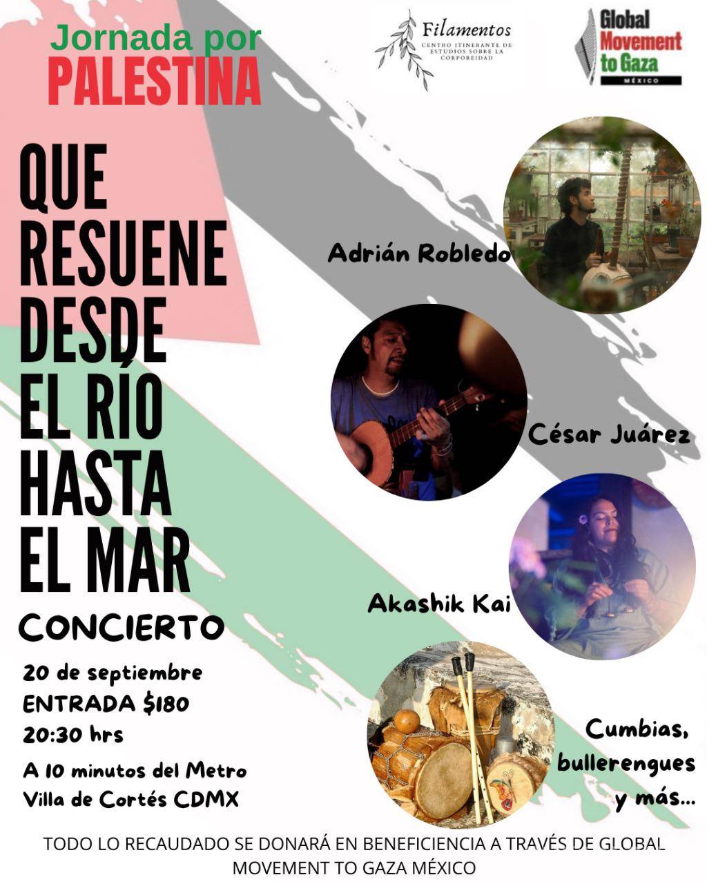 $!Cuerpos que resisten: la jornada artística de Raissa Pomposo por Palestina