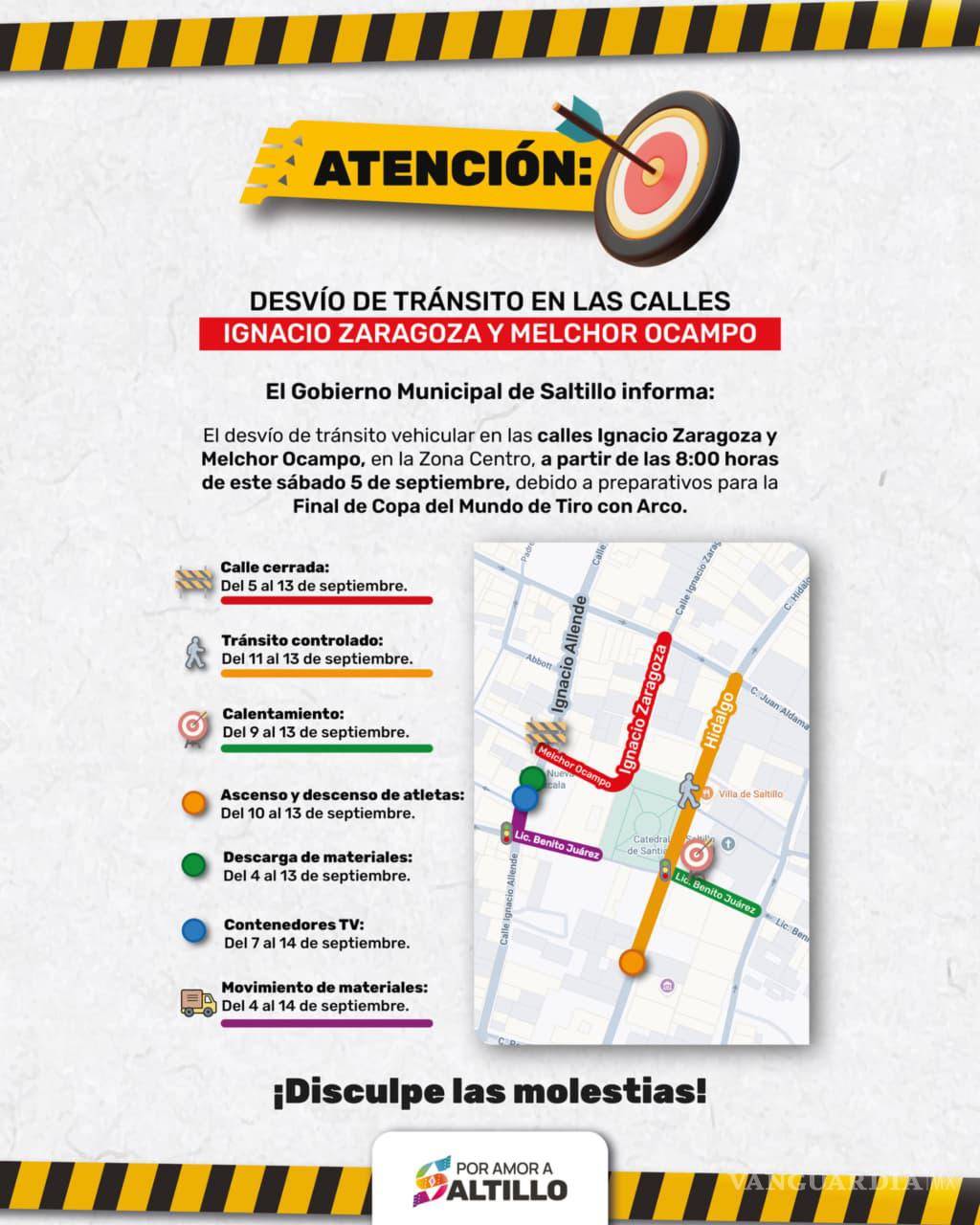 $!Autoridades municipales exhortaron a automovilistas y peatones a respetar la señalización y considerar vías alternas.