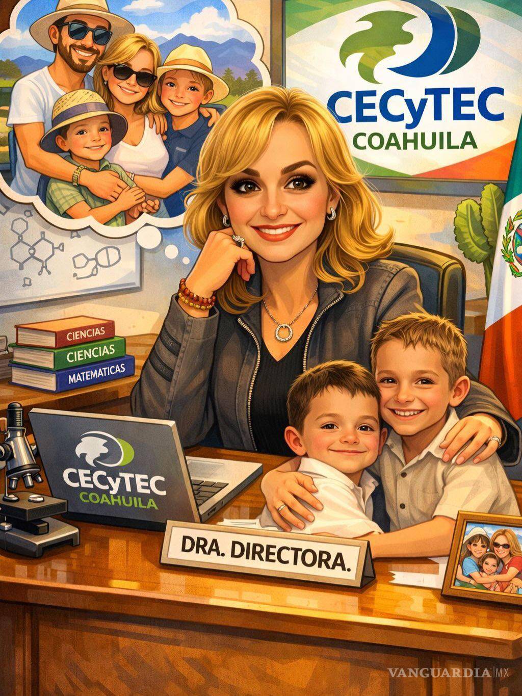 $!Azucena Ramos, directora general del CECyTE-EMSaD Coahuila.