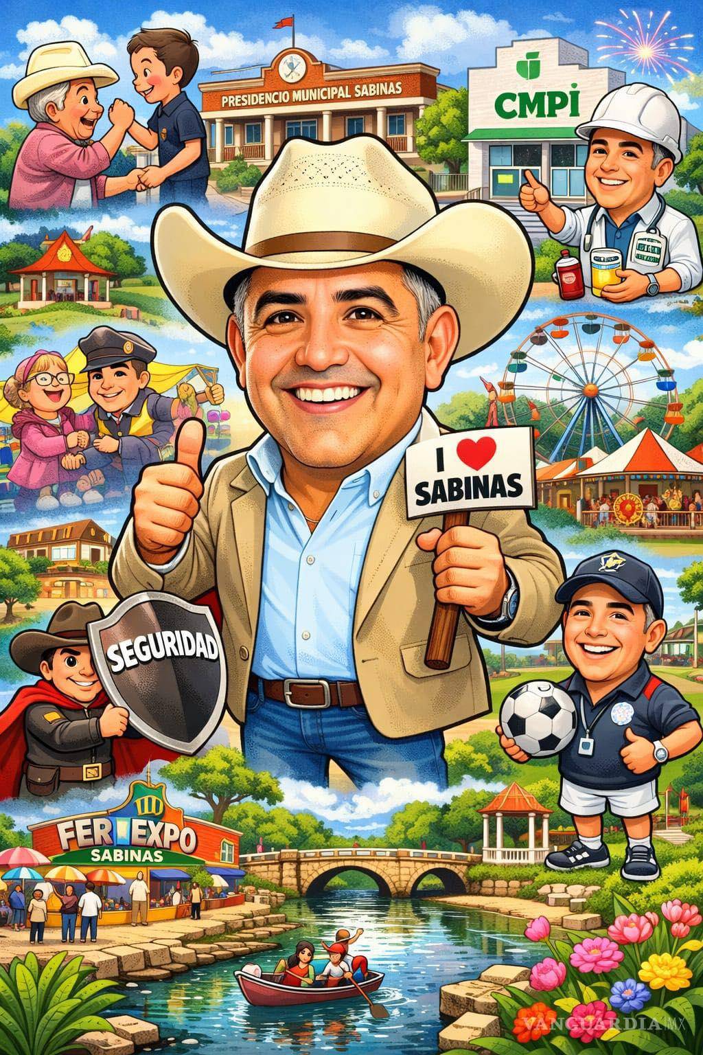 $!“Chano” Díaz, alcalde de Sabinas, Coahuila.