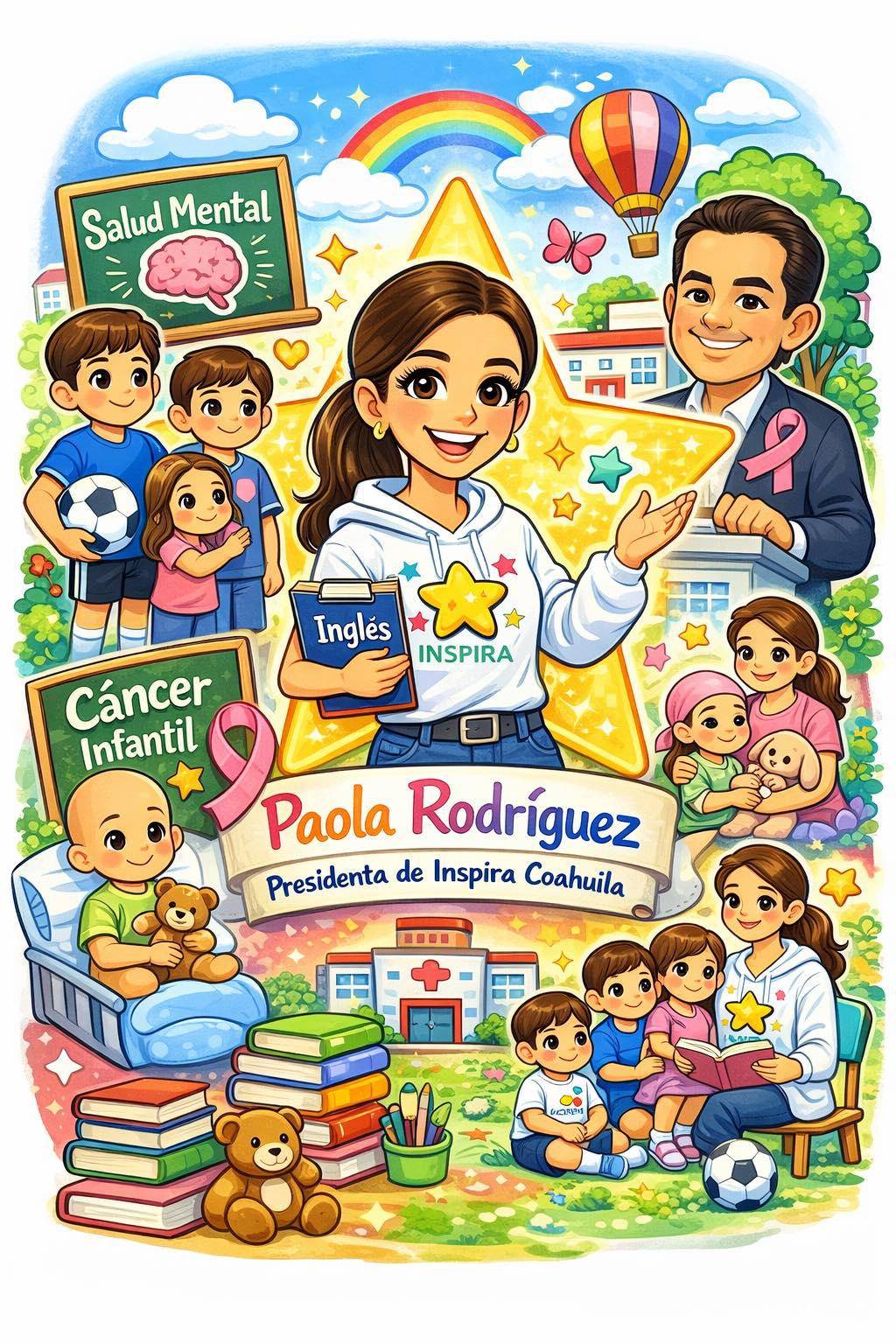 $!Paola Rodríguez, Presidenta Honoraria de “Inspira Coahuila”.