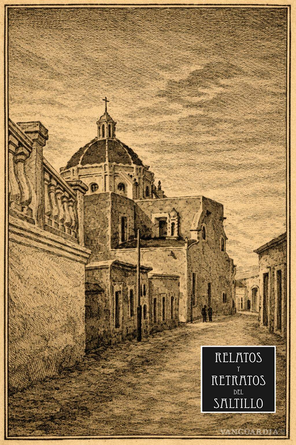 $!Grabado de la antigua calle del Cerrito.