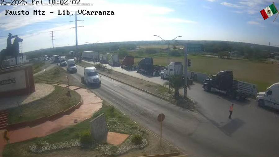 La circulación se vuelve lenta en horas pico, especialmente en dirección sur–norte.