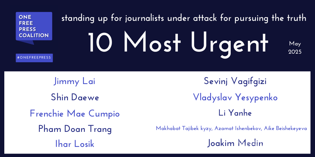 $!De acuerdo a datos del CPJ, que al concluir el 2024 había 361 periodistas encarcelados en todo el mundo, siendo esta cifra 41 más que en 2023.