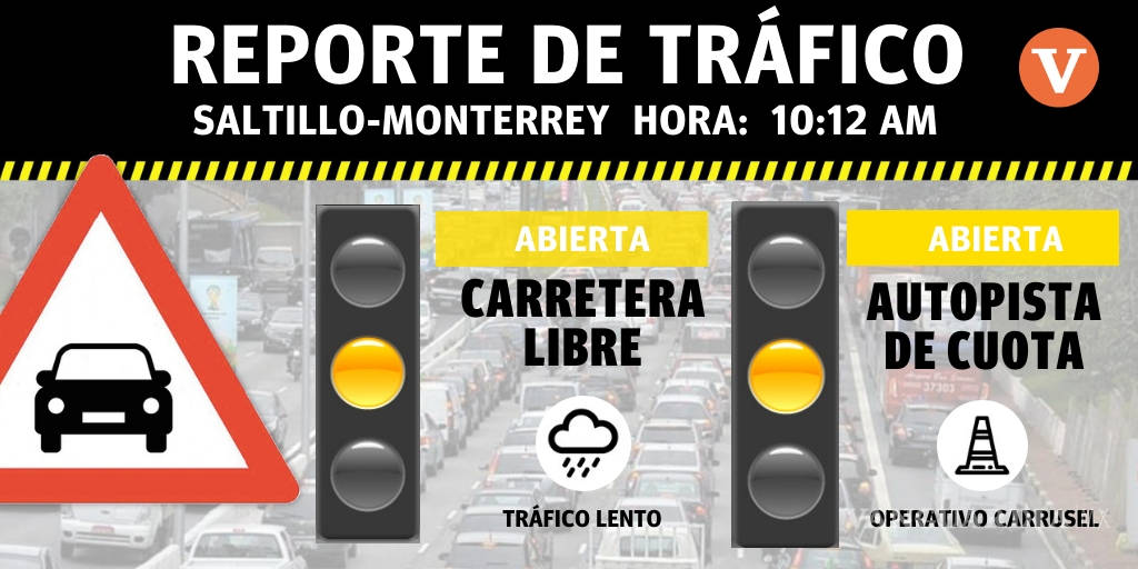 $!Abren autopista de cuota Saltillo-Monterrey: autoridades reportan operativo carrusel