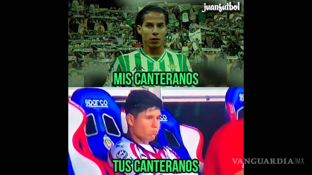 $!Diego Lainez vuelve loco a México con su primero gol en Europa ¡y lo celebran con memes!
