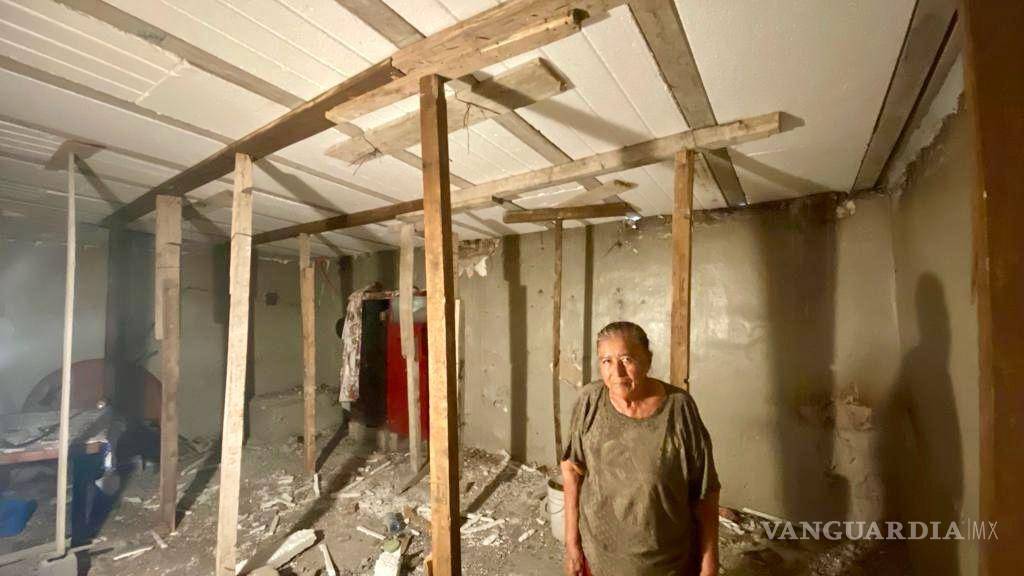 $!Decenas de familias del área rural de Saltillo se han visto beneficiadas con la construcción de techos.
