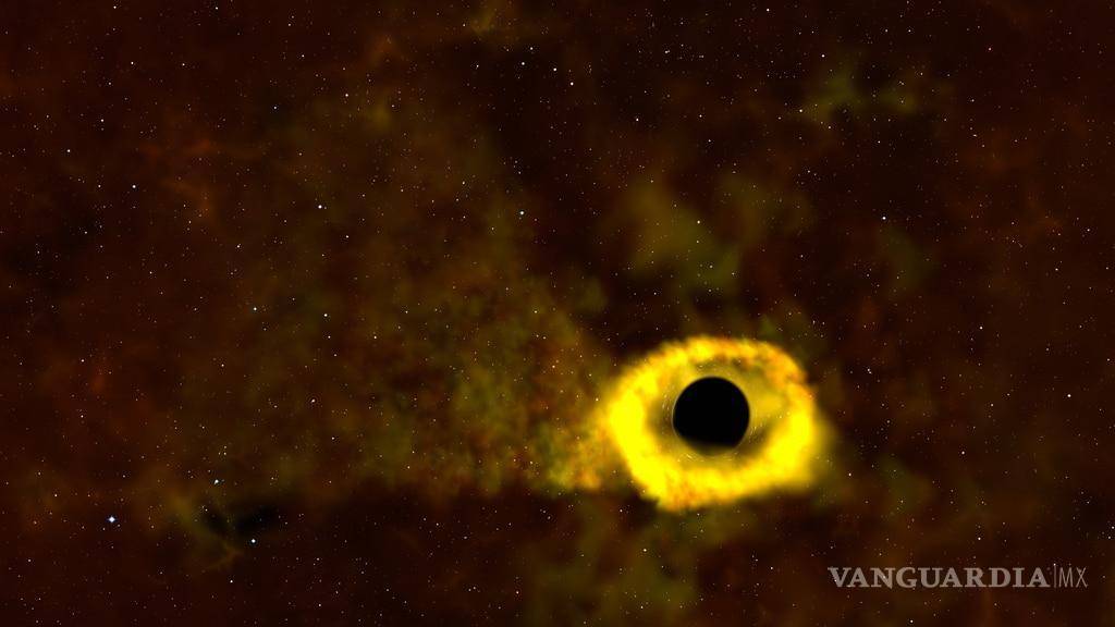 $!Captan impactante imagen de un agujero negro destruyendo una estrella