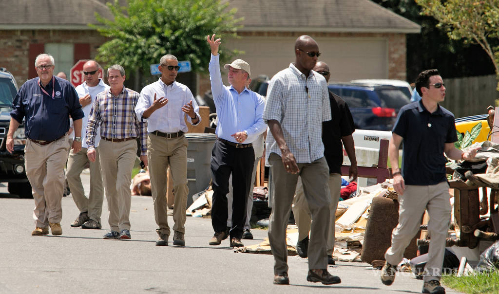 $!‘A los desastres no se va a tomar la foto’: Obama